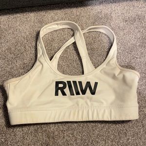 White Ryderwear Cross Sports Bra